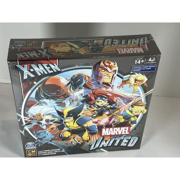 X-Men, Marvel United Board Game with Cards Collectible Hero Villain Figurines - Picture 12 of 12